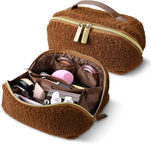 Miniatura 14 de BYOOTIQUE AW 420D - Neceser de viaje de nailon transparente, portátil, ligero, transparente, organizador de almacenamiento de cosméticos, piscina