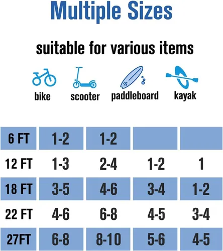 Miniatura 6 de NDakte Candado para Bicicleta, Candado de Cable Recto Extra Largo (1.83m a 8.23m) con Combinación Reseteable, Diseño Único Masculino Estrecho