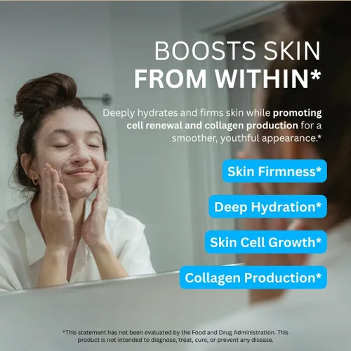 Miniatura 3 de Polvo de péptidos de calostro y colágeno con biotina, ácido hialurónico y vitamina C Salud intestinal e hinchazón, apoyo inmunológico, suplemento