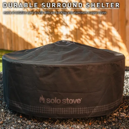 Miniatura 4 de Solo Stove Surround Shelter Small Funda protectora para mesa envolvente de hoguera, resistente a la intemperie, acrílico teñido