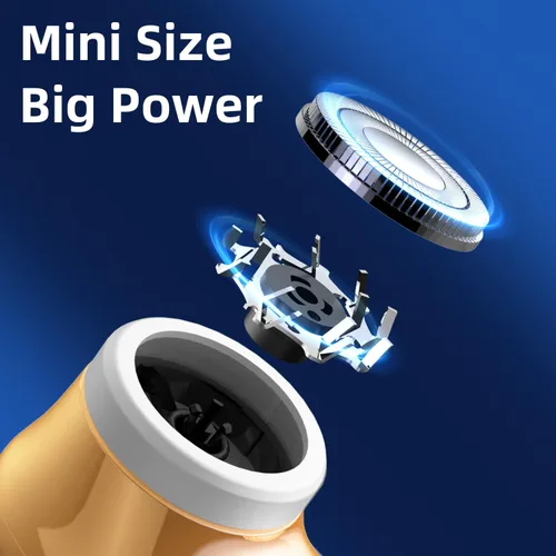 Miniatura 5 de Mini afeitadora eléctrica, afeitadora eléctrica de tamaño de bolsillo para hombres y mujeres, recargable, fácil de usar con un botón, portátil