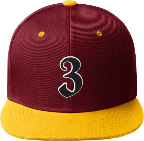 Miniatura 1203 de Daxton Gorra clásica con visera de billete plano con letras del alfabeto inglés antiguo de la A a la Z