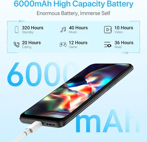 Miniatura 4 de UMIDIGI Teléfono celular desbloqueado F3 Pro 5G, Android 13, 12 (6+6) GB+128GB, cámara principal de 48MP, pantalla FHD+ de 6.6", procesador
