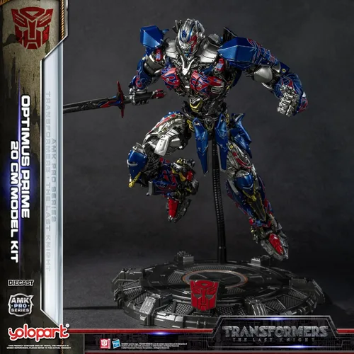 Miniatura 7 de YOLOPARK Transformers: El último caballero Optimus Prime con armamento mejorado, figura de acción Transformers de 7.87 pulgadas altamente articulada