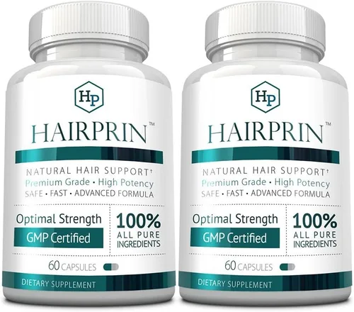 Approved Science Hairprin - Promueve el crecimiento del cabello y ayuda a estimular la circulación del cuero cabelludo. 60 cápsulas veganas por