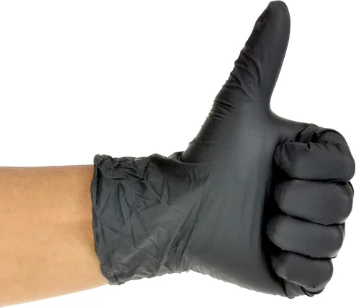 Miniatura 8 de Dealmed Black Nitrile Exam Gloves – Disposable Multi-Purpose Use Medical Gloves Use for First Aid and Medical Facilities