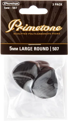 Miniatura 4 de Dunlop 477P507 - Púas para guitarra Primetone de 5.0mm de punta larga, paquete de 3