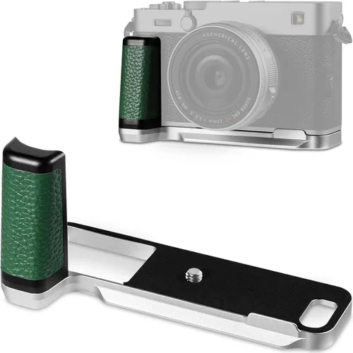 Miniatura 10 de Haoge Empuñadura para Fujifilm X-E5 Cuerpo de cámara en forma de L Soporte de agarre HG-FUXE5N-S Plata con Placa Estándar Arca-Swiss plata-placa