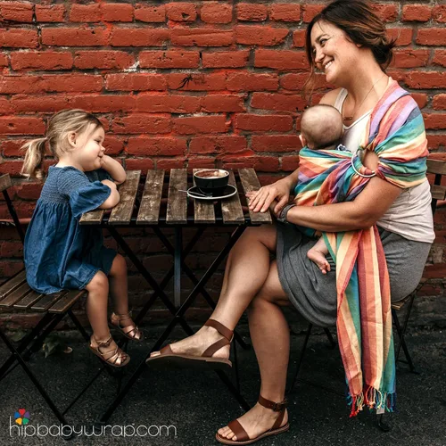 Miniatura 8 de Transportador de bebé con eslinga anillo soporte para cadera para bebés y niños pequeños, Rocky Mountain