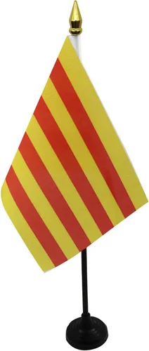 Miniatura 26 de AZ FLAG Bandera de mesa Ontario de 4 x 6 pulgadas, bandera de escritorio de Canadá - Región Canadiense de Ontario 5.9 x 3.9 in - Tapa de lanza