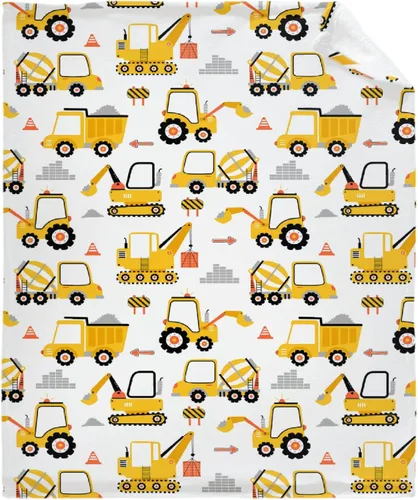 Miniatura 27 de Manta de bebé con texto en inglés «Just A Boy Who Loves Trucks» para niños y niñas, manta súper suave para envolver al recién nacido, acogedora