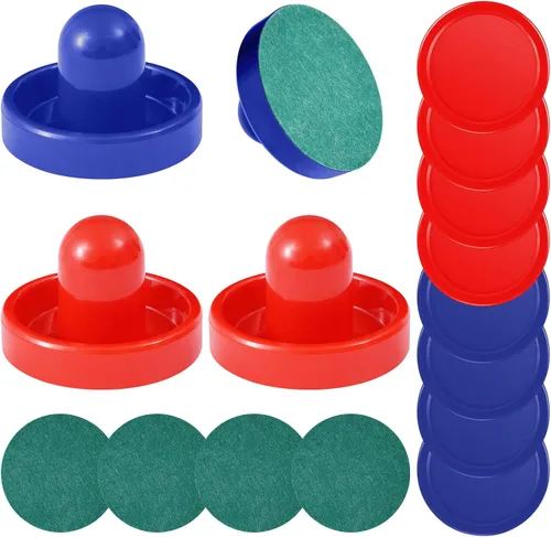 Miniatura 9 de Empujadores de hockey de aire y discos de hockey de aire, juegos de interior, asas de portería, palas, accesorios de repuesto para equipos de mesas