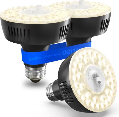 Miniatura 22 de Barrina Orbgrow OG11A - Bombillas de cultivo para plantas de interior, atenuación y sincronización integradas, 4000K 11W (equivalente a 100 W)