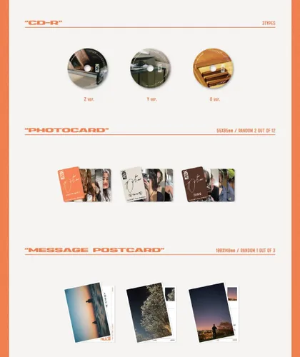 Miniatura 3 de JIHYO TWICE - ZONE (1er mini álbum) CD+Beneficio de preventa+Póster plegado (Y ver, 1 póster plegado)