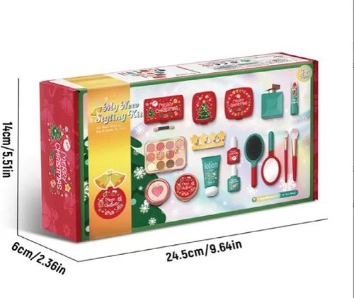 Miniatura 6 de Serena&Jewel Maquillaje de simulación para niños pequeños, juego de maquillaje de juguete para niños de 3 a 5 años, kit de maquillaje para niños