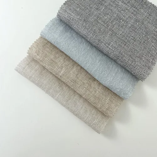 Miniatura 3 de Tela de lino jacquard gris con múltiples patrones, fibra textil de primera calidad para manualidades, decoración del hogar y tapicería