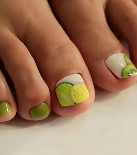 Miniatura 6 de Uñas postizas a presión para los dedos, color rosa intenso, color sólido, para verano, uñas postizas, kit de pedicura para mujeres, 28 piezas