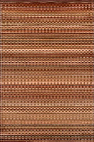 Miniatura 28 de Mad Mats® Alfombra geométrica para exteriores, tapete de plástico reversible (4 x 6 pies, tejido de cesta, piedra blanca)