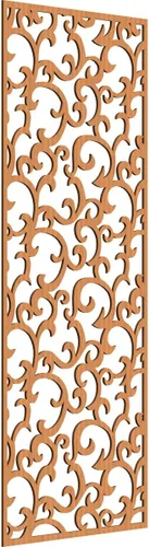 Miniatura 117 de Wheatland Paneles de pared decorativos de madera con calado, 9 3/8 pulgadas de ancho x 24 3/8 pulgadas de alto x 1/4 de alto, nogal