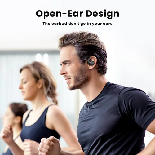 Miniatura 7 de Auriculares inalámbricos, auriculares de oído abierto, auriculares de sonido panorámico de 360 grados, DT4.0 sin pérdida de sonido, conducción