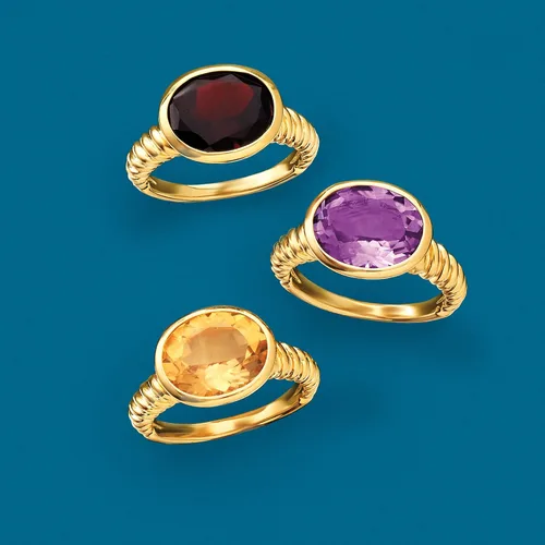 Miniatura 5 de Ross-Simons 4.50 Carat Oval Citrine Ring in 18kt Gold Over Sterling