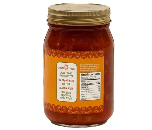 Miniatura 2 de Salsa de piña Green Jay Gourmet - Salsa de piña y jalapeño - Salsa picante de calor medio - Salsa gourmet para untar sin conservantes - Sin gluten