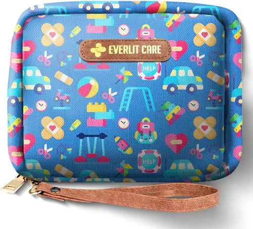Miniatura 13 de EVERLIT Care Rescue Pack Kit de primeros auxilios para la familia para niños con 200 piezas de suministros médicos Bolsa de almacenamiento