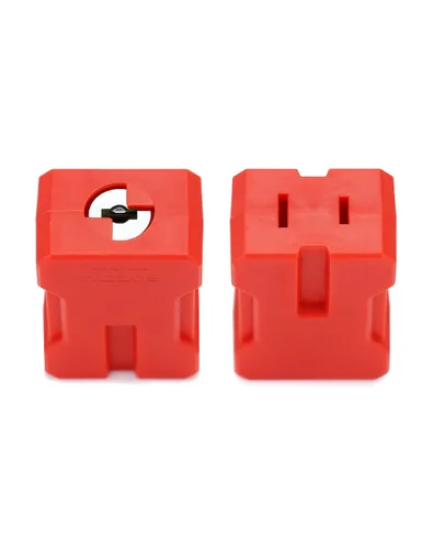 Miniatura 4 de QWORK Dispositivo de bloqueo del enchufe del cable eléctrico, 2 paquetes de bloqueo de enchufe de seguridad, con llaves diferentes, se ajusta a
