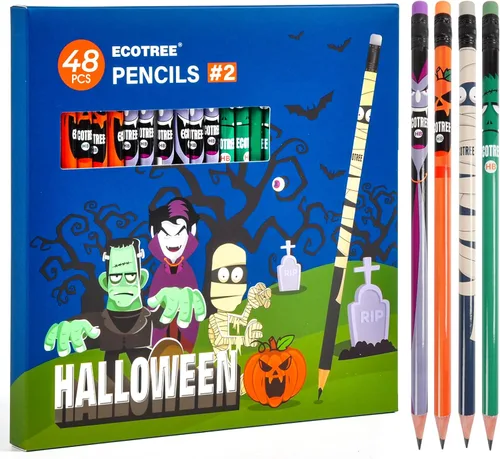 Miniatura 7 de ECOTREE Lápices #2 preafilados para niños, lápiz número 2 con borradores para escuela, escritura, 12