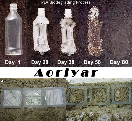 Miniatura 4 de Bolsas de basura pequeñas de 2.6 galones, bolsa de basura biodegradable para oficina, dormitorio, automóvil