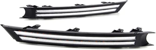 Miniatura 2 de Dreamseek DRL LED para Faro Antiniebla de Mazda CX-5 CX5 2017 2018 2019 2020 2021 Doble Fila de Tira de Luz Diurna con Señal de Giro Secuencial