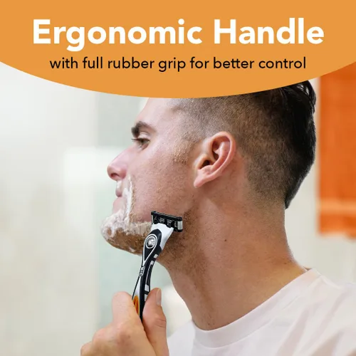 Miniatura 4 de BIC Flex 5 - Maquinillas de afeitar recargables para hombres, repuestos de maquinillas de afeitar de larga duración con 5 cuchillas para un afeitado