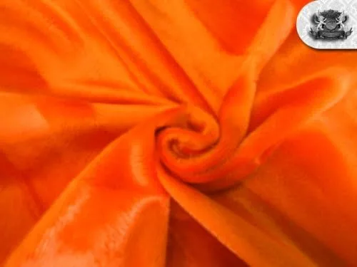 Miniatura 3 de Velboa Wave - Tela de piel sintética naranja de The Yard
