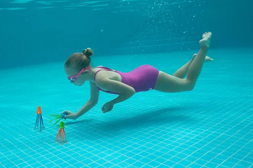 Miniatura 2 de Bestway 3 piezas de juguetes de buceo para niños Speedy Squid Underwater Diving Pool Training Toy Set, juego completo para niños, niños y niñas