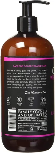 Miniatura 3 de Acondicionador de crema batida de coco Renpure, sin enguaje, 16 oz, Paquete de 1