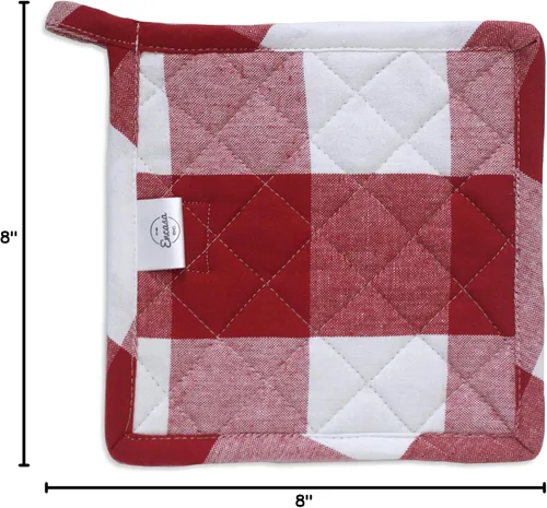Miniatura 7 de Encasa XO Agarraderas de microondas para horno de 8 pulgadas (juego de 2 piezas) para cocina, cocinar y hornear, resistentes al calor, gruesas