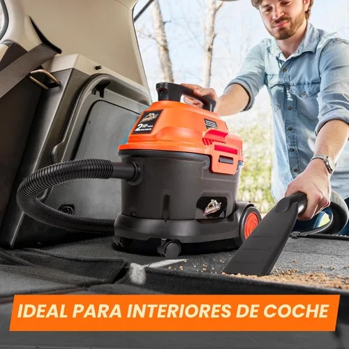 Miniatura 6 de Armor All AA255W Aspiradora utilitaria húmeda/seca de 2.5 galones, 2.5 galones, 120 voltios (CA), naranja/negro