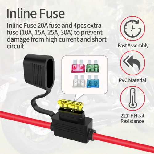 Miniatura 4 de ELFCULB 10AWG de SAE a pinzas de cocodrilo, cable de extensión de clip de cocodrilo de batería a conector SAE, cable de abrazadera de batería