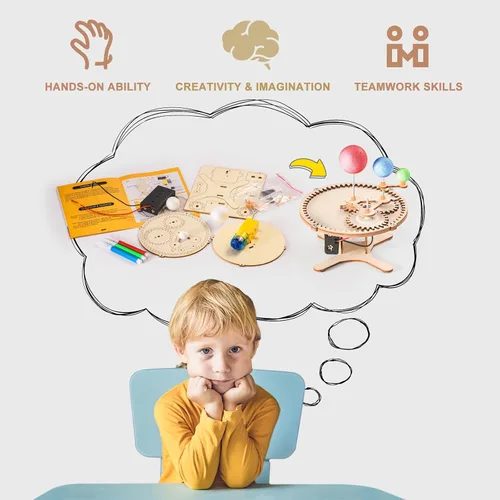 Miniatura 3 de Kits STEM 9 en 1 para niños de 8 a 12 años, proyectos de experimentos científicos y de dinosaurios para construir, juguetes de construcción