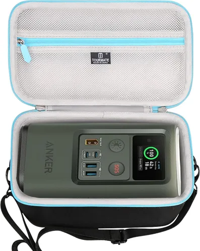 Miniatura 9 de Tourmate Anker PowerCore Reserve 192Wh Power Bank 60,000mAh LiFePO4 Cargador portátil de 60 W de energía portátil, solo funda (verde militar)