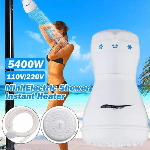 Miniatura 2 de Calentador de agua instantáneo Ducha eléctrica 110V Calentador de agua sin tanque eléctrico eléctrico instantáneo de agua caliente calentador
