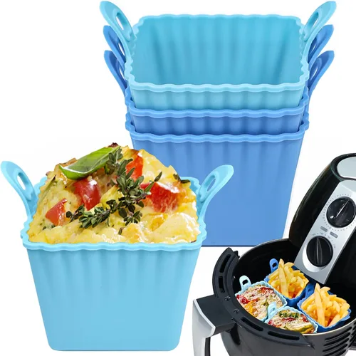 Miniatura 8 de Koluti Juego de 12 Moldes de Silicona Reutilizables para Hornear, Molde Antiadherente para Muffins y Cupcakes con Doble Asa, Sin BPA, Mini Moldes