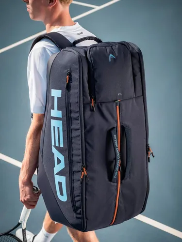 Miniatura 6 de HEAD Pro Racquet Bag - Bolsa de tenis para torneos con control de clima CCT+, compartimento para zapatos y bolsillos para accesorios, disponible