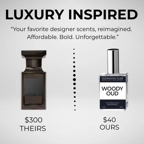 Miniatura 2 de Woody Oud Luxury Inspired 1.9 Oz EDP, cálido aroma a madera para hombres