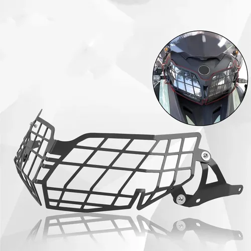 Miniatura 2 de Headlight Protector For Bennlli TRK502X TRK502 TRK500 For TRK 502 All Year Motorcycle Front Headlight Head Light Guard Protector Cover Protection