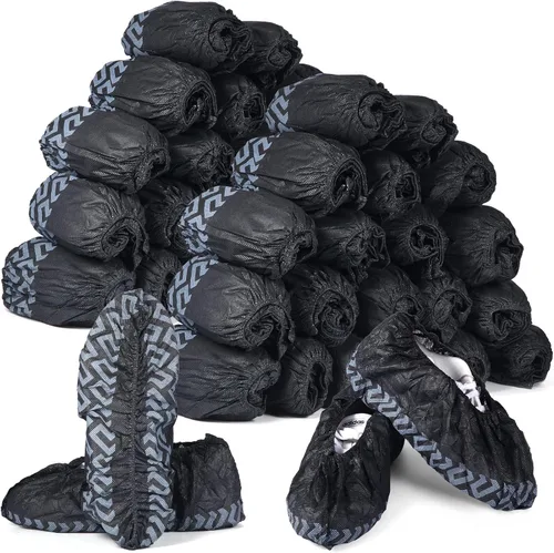 Miniatura 9 de Zhanmai - Paquete de 300 fundas desechables para botas o zapatos, antideslizantes, grandes, para cubrir zapatos o botines en interiores, protectores