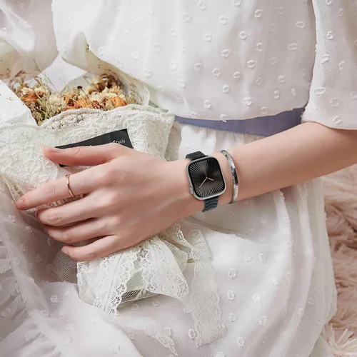 Miniatura 6 de Correa delgada de resina compatible con Apple Watch Band de 38mm, 40mm, 41mm, 42mm, 44mm, 45mm, 46mm, pulsera de tortuga fina de 14mm ligera