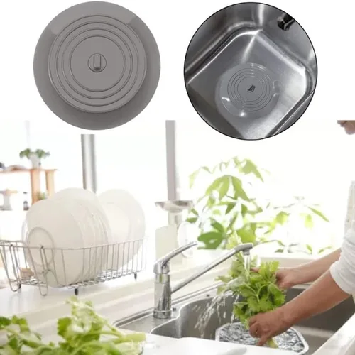 Miniatura 5 de VIGOR PATH Juego de 2 tapones de silicona para bañera – Tapones de fregadero de 5.9 pulgadas – Cubiertas planas de drenaje de bañera, captador