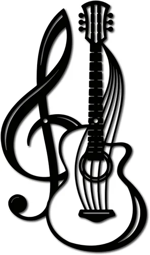 Miniatura 9 de CREATCABIN Arte de pared de metal para decoración de notas musicales, placas colgantes de hierro, letrero de escultura para interiores y exteriores