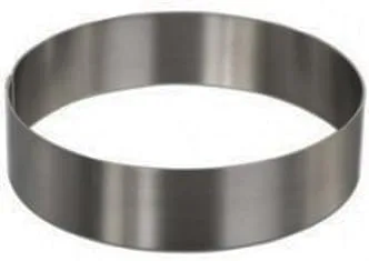 Molde redondo de acero inoxidable de calibre pesado/anillo de pastelería Sunrise Kitchen Supply (4 x 1.75 pulgadas)